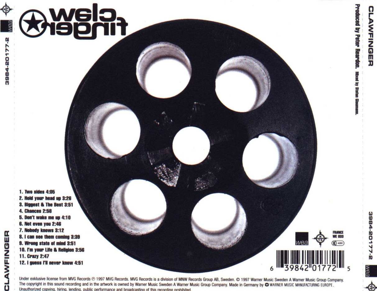 Clawfinger  Clawfinger  back